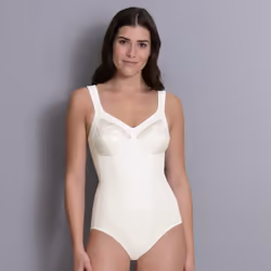 Anita Safina, Body, Blanc, Coton, Elastane, Nylon, Polyester, Adulte, Crystal, Monochromatique
