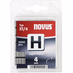 Informations techniques Dimensions produit, largeur : 10.6 mm Longueur : 4 mm pour type d'agrafe : Type 37 Agrafes à fil fin ...