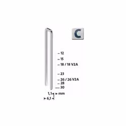 galvanisées Pays : FR Type : 4/18 V2A cond. : 1100 Pièces/paquet : 1100 Marque : Steinel® Livraison : 10 jours EAN : 40097290 ...