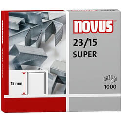 Novus 23/15 SUPER Pack d'agrafes 1000 agrafes