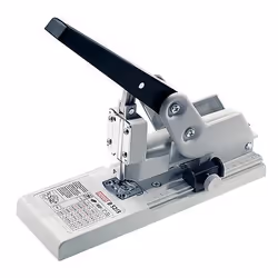 Novus B 52/3, 170 feuilles, Noir, Gris, Métal, Plastique, 80 g/m², 11 cm, Bouton-poussoir