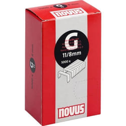 Agrafes - NOVUS - Type 11/8 - Acier - Pack - Compatibilité Manuelle - Usage Tissus