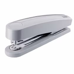 Novus B5, 40 feuilles, Gris, 24/6-24/8, 26/6-26/8, 10,5 cm, Bouton-poussoir, 200 agrafes