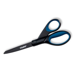 Dahle 54308-12979 ciseaux à bouts ronds Ciseaux d'office Découpe droite Noir, Bleu