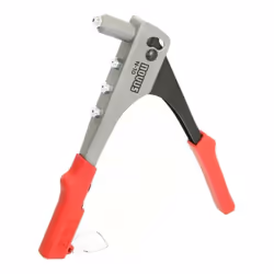 Pince à riveter pour la fixation de rivets aveugles. Les 4 mâchoires interchangeables peuvent être changées rapidement à laid ...