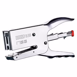 Novus B 39 Chrome, 50 feuilles, Gris, 24/6-24/8 & 26/6-26/8, Métal, 5,5 cm, 150 agrafes