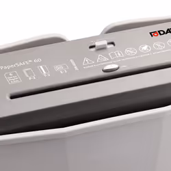 Dahle PaperSAFE 60 destructeur de papier Découpage en bandes 70 dB 22 cm Gris