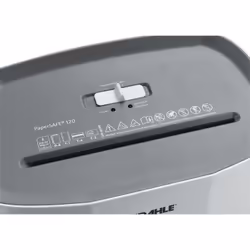 Dahle PaperSAFE 120 destructeur de papier Découpage en particules 65 dB 22 cm Gris, Blanc - Vue supplémentaire 9