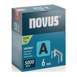 Novus - Agrafe fine a type 53 largeur de l'agrafe 11,3 mm 6 mm 0,75 mm