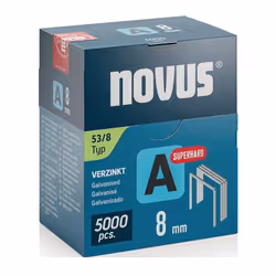 Adaptée aux appareils NOVUS : (Type + longueur des agrafes en mm) J-11 (de 4 à 8), J-13 (de 4 à 10), J-17 (de 6 à 14), J-25 ( ...