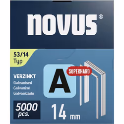 Informations techniques Dimensions produit, largeur : 11.3 mm Longueur : 14 mm pour type d'agrafe : Type 53 Pince à fils fins ...