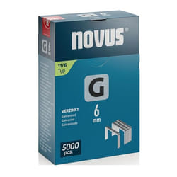 Novus - Agrafe à fil d'acier plat g Type 11 l10,6xL6 mm largeur de fil 1,25 mm