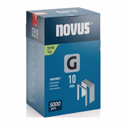 Adaptée aux appareils NOVUS : (Type + longueur des agrafes en mm) J-25 (de 4 à 10), J-29 (de 6 à 14), J-033 (de 6 à 10), R11E ...