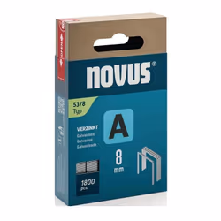Adaptée aux appareils NOVUS : (Type + longueur des agrafes en mm) J-11 (de 4 à 8), J-13 (de 4 à 10), J-17 (de 6 à 14), J-25 ( ...