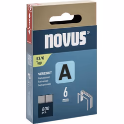 Informations techniques Dimensions produit, largeur : 11.3 mm Longueur : 6 mm pour type d'agrafe : Type 53 Pince à fils fins  ...