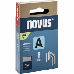 Informations techniques Dimensions produit, largeur : 11.3 mm Longueur : 8 mm pour type d'agrafe : Type 53 Pince à fils fins  ...