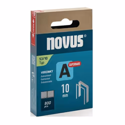 Adaptée aux appareils NOVUS : (Type + longueur des agrafes en mm) J-11 (de 4 à 8), J-13 (de 4 à 10), J-17 (de 6 à 14), J-25 ( ...