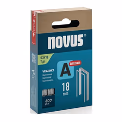Adaptée aux appareils NOVUS : (Type + longueur des agrafes en mm) J-11 (de 4 à 8), J-13 (de 4 à 10), J-17 (de 6 à 14), J-25 ( ...