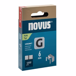 Adaptée aux appareils NOVUS : (Type + longueur des agrafes en mm) J-25 (de 4 à 10), J-29 (de 6 à 14), J-033 (de 6 à 10), R11E ...