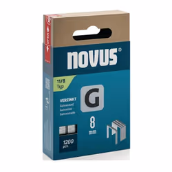Adaptée aux appareils NOVUS : (Type + longueur des agrafes en mm) J-25 (de 4 à 10), J-29 (de 6 à 14), J-033 (de 6 à 10), R11E ...
