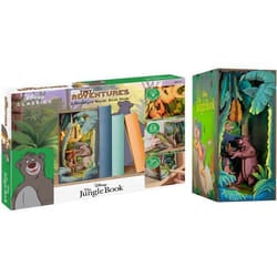 Book Nook - Kit DIY à construire Maquette 3D Serre Livre - REVELL - Tiny Adventures - Disney - Le Livre de la Jungle - LED