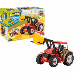 Revell Junior Kit Tracteur Avec Godet & Figurine, 4 pièce(s), Plastique, Pologne, 280 mm, 180 mm, 622,3 g