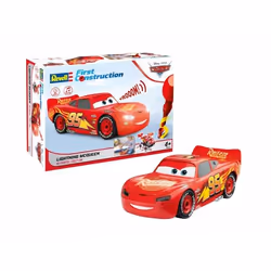 Revell Flash Mc Queen avec son et lumière, Modèle de voiture de sport, Kit de montage, 1:20, Lightning McQueen, Unisexe, 19 p ...