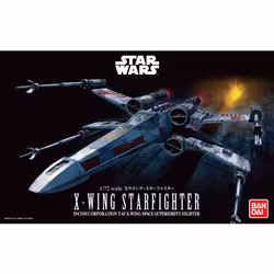 Bandai X-WING STARFIGHTER (COOP. BANDAÏ), Modèle réduit du train Shuttle, Kit de montage, 1:72, X-Wing Starfighter, Unisexe,  ...