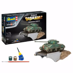 Revell 1er Set Diorama - Sherman Firefly, Pologne, Scale Model Engineering Objects, Consumer Unit ou UVC unité de vente conso ...