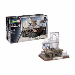 Revell Sppz2 Luchs &amp; Diorama Puzzle 3D, Pologne, Scale Model Engineering Objects, Consumer Unit ou UVC unité de vente con ...