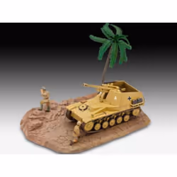 Revell 1er Set Diorama - Sd.Kfz. 124 Wespe, Tank model, 1:76, 124 Wespe, Garçon, Avancé, 59 pièce(s)