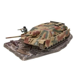 Maquette - REVELL - JAGDPANZER IV (L-70) - Figurine de soldat allemand - Base de diorama