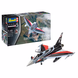 Revell MAQUETTES EUROFIGHTER TYPHOON"BARON SPIRIT, Avion, Kit de montage, 1:48, Eurofighter Typhoon "BARON SPIRIT", Garçon, P ...