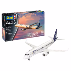 Revell Embraer 190 Lufthansa New Livery, Pré-assemblé, 1:144, Embraer 190 Lufthansa "New Livery", unisexe, 55 pièce(s), 10 an ...