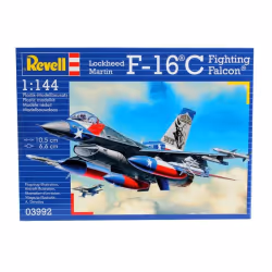Revell F-16c Fighting Falcon, Modèle réduit d’aéronef à aile fixe, Kit de montage, 1:144, Lockheed Martin F-16C Fighting Falc ...
