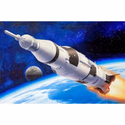 Revell Apollo Saturn V, Modèle réduit de fusée, Kit de montage, 1:144, Plastique, Pro, 82 pièce(s)