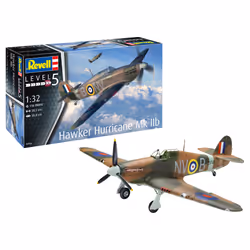 Revell Hawker Hurricane Mk IIb, Avion, Kit de montage, 1:32, Hawker Hurricane Mk IIb, Garçon, Plastique