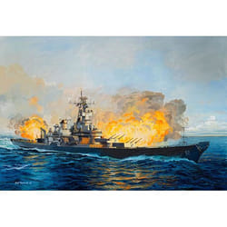 Revell U.S.S. New Jersey BB-62 Modèle réduit de navire militaire Kit de montage 1:350