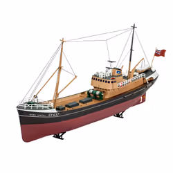 Revell CHALUTIER DE LA MER DU NORD, Modèle réduit de navire de pêche, Kit de montage, 1:142, Northsea Fishing Trawler MV Ross ...