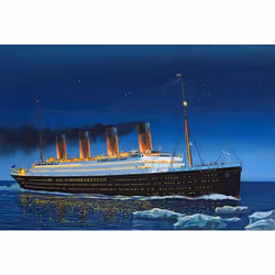 Revell R.M.S. TITANIC, Modèle réduit de navire de passagers, Kit de montage, 1:700, RMS Titanic, Plastique, Avancé