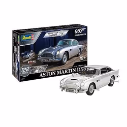 Maquette Aston Martin DB5 - REVELL - Kit Complet - 122 pièces - Échelle 1/24 - À partir de 10 ans