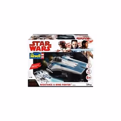 Revell Star Wars - Episode VIII Build &amp; Play Resistance A-Wing Fighter, Bleu, 72 an(s)