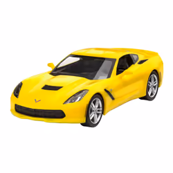 Revell 2014 Corvette Stingray, Modèle de voiture, 10 an(s), Noir, Gris, Jaune, Modèle réduit de véhicule terrestre, Pas pour  ...