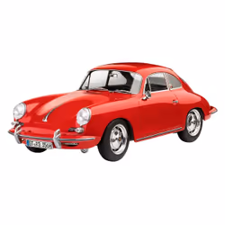 Revell Porsche 356 B Coupé, Modèle de voiture classique, Kit de montage, 1:16, Porsche 356 Coupe, unisexe, Porsche