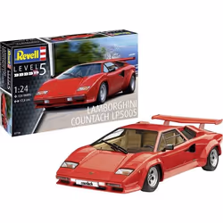 Maquette de voiture - Revell - Lamborghini Countach LP500S - Échelle 1:24 - Plastique - Noir