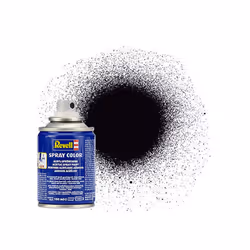 Revell Spray Color Noir Mat, Noir