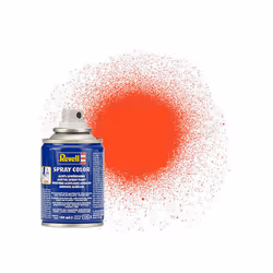 Revell Spray Color Orange Fluo Mat, Orange