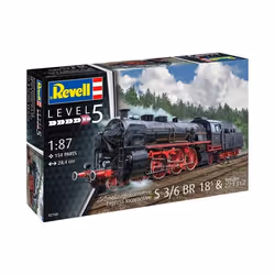 Maquette Model Set : Loco train rapide S3/6 BR18 mit Tende 1:87