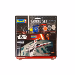 Revell MODEL SET X-WING FIGHTER, Modèle réduit d'avion spatial, Kit de montage, 1:112, X-wing, Star Wars, Avancé