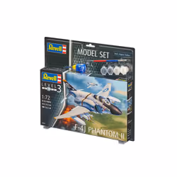 Revell Modelst F-4j Phantom Ii, Modèle réduit d’aéronef à aile fixe, Kit de montage, 1:72, F-4J Phantom II, Avancé, 85 pièce( ...